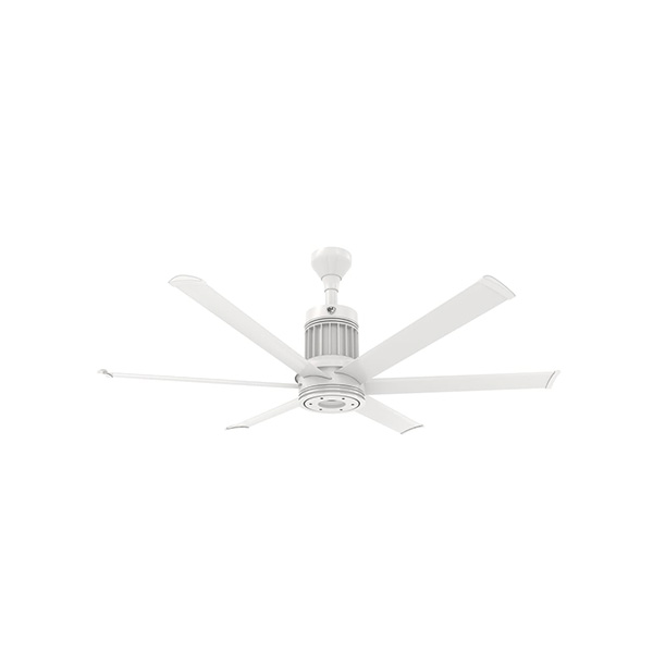 i6 60" 6 Blade Indoor Smart Ceiling Fan with Remote Control and White Motor / Body