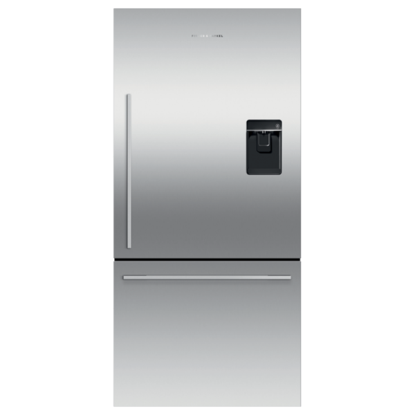 Freestanding Refrigerator Freezer, 79cm, 445L, Ice & Water RF522WDRUX