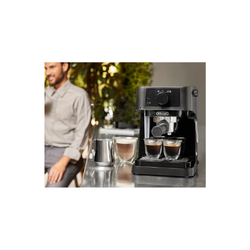 Delonghi Stilosa Manual Pump Coffee Machine - EC230.BK