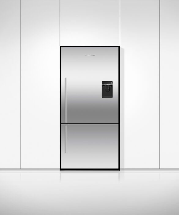 Freestanding Refrigerator Freezer, 79cm, 469L, Ice & Water E522BRXFDU