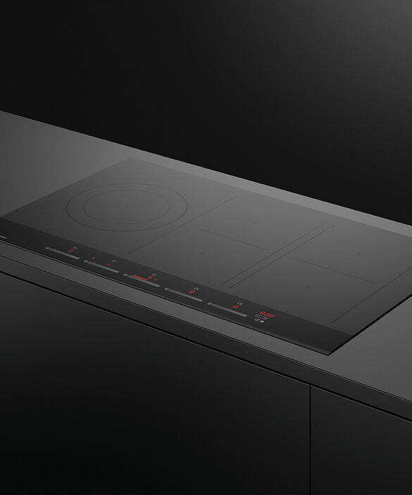 Induction Cooktop, 90cm, 5 Zones with SmartZone CI905DTB