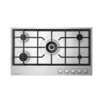 Fisher & Paykel Gas on Steel Cooktop, 90cm, LPG CG905DLPX1