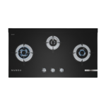 Bosch Series 4 Gas Hob Tempered glass, Black PMD93A31AX