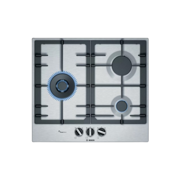 Bosch Series 6 Gas hob 60 cm Stainless steel PCC6A5B90