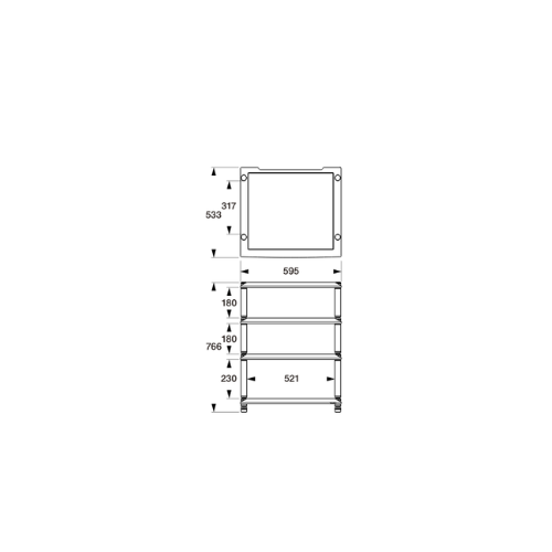 Taoc Audio Visual Rack ASRIII-4S-N