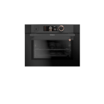 De Dietrich 45CM 100% Combi Steam Pyrolytic Oven – Absolute Black/Inox Grey DKR7580A DKR7580X