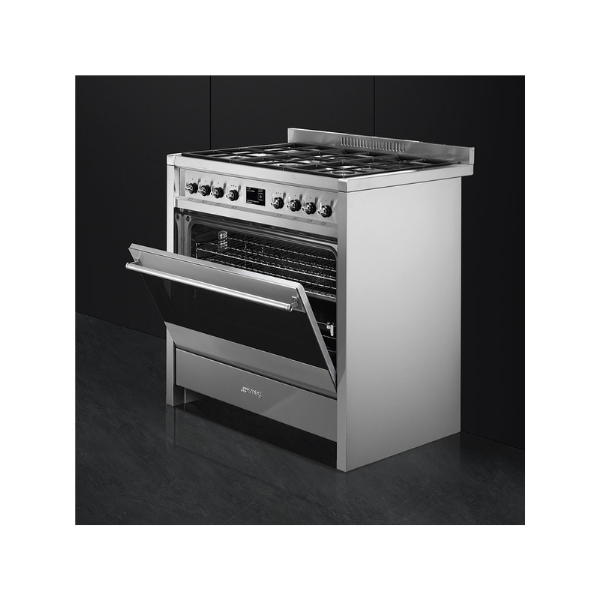 Smeg 90CM Stainless Steel Cooker with Gas Hob A1-9